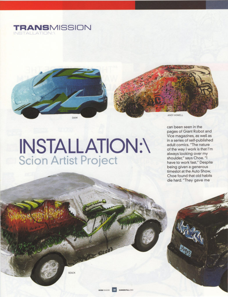 Scion Magazine: Installation (5 of 6)