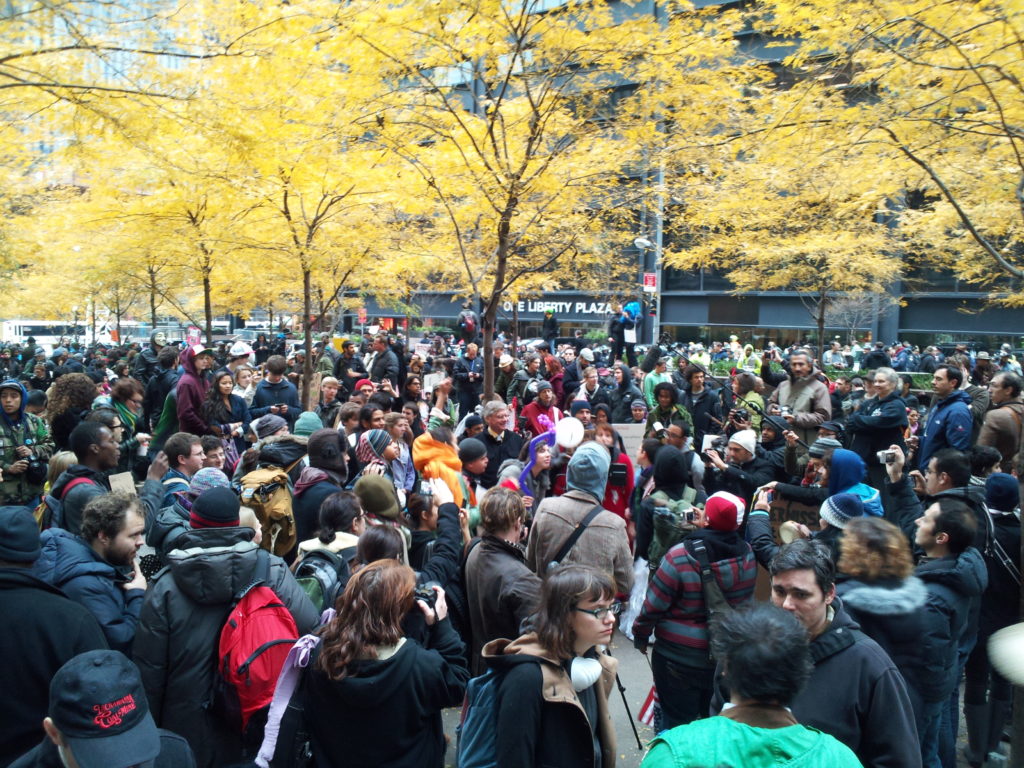 Zuccotti Park | Occupy Wall Street | November 17, 2011 - NYC | © Nicole Powers, 2011