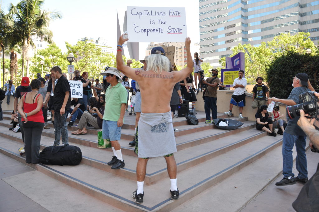 Occupy LA 1st Anniversary | Pershing Square | Oct 1, 2012 | © Nicole Powers, 2012