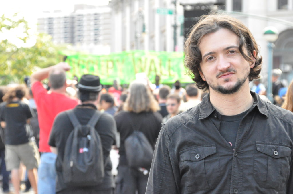 Lee Camp | Occupy Wall Street | September 16, 2012 - NYC | © Nicole Powers, 2012