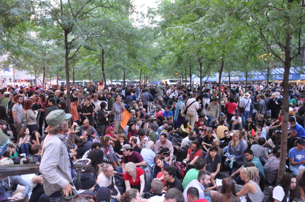 Zuccotti Park | Occupy Wall Street | September 17, 2012 - NYC | © Nicole Powers, 2012